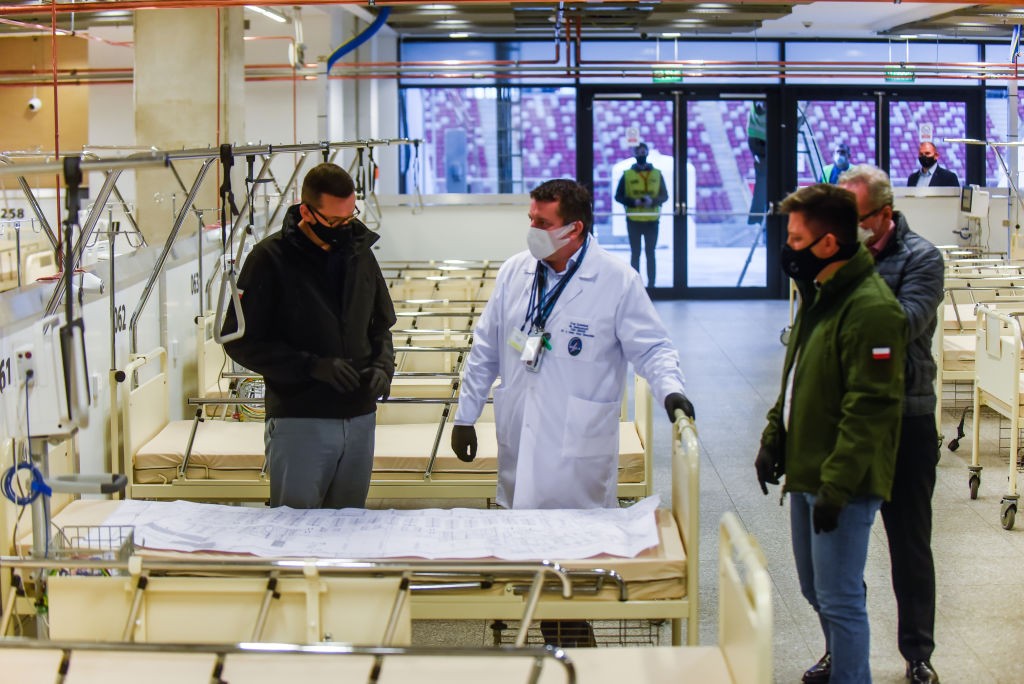 Szpital na Narodowym przyjął pierwszych pacjentów. Docelowo: 1200 łóżek