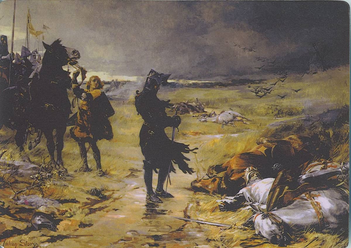 Czarny Książę na jednym z obrazów /Fot. Wikimedia Commons
