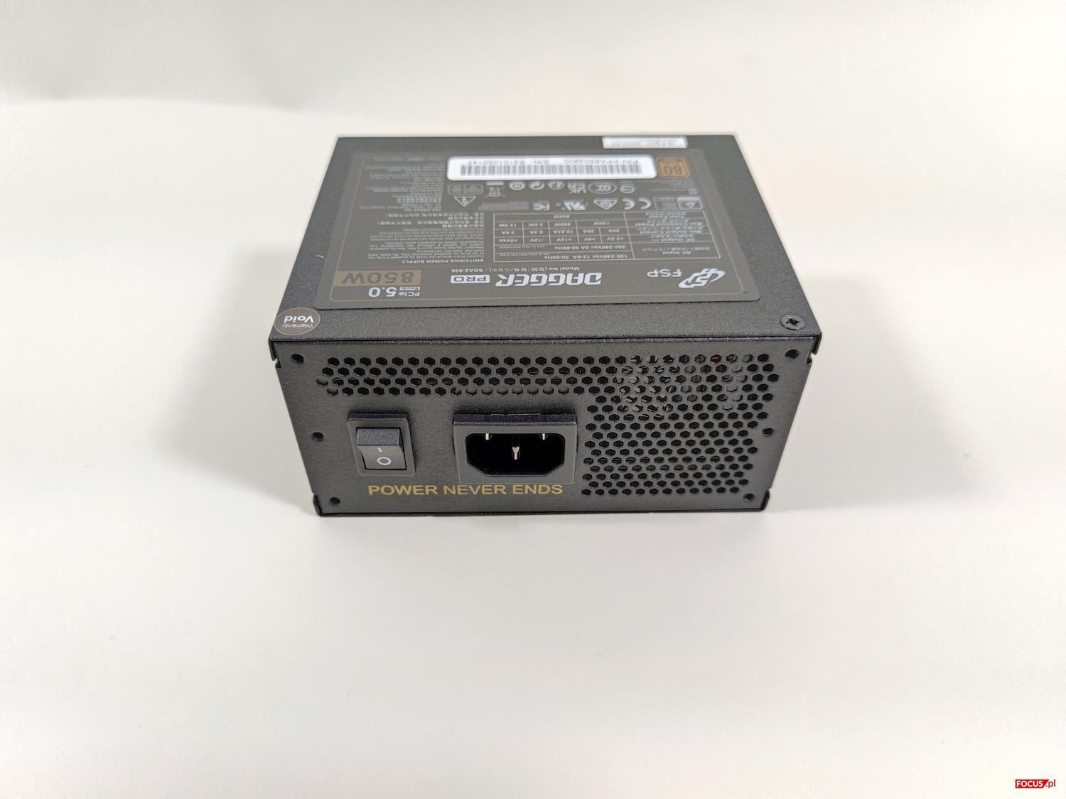 test FSP Dagger PRO ATX3.0(PCIe5.0) 850W, recenzja FSP Dagger PRO ATX3.0(PCIe5.0) 850W, opinia FSP Dagger PRO ATX3.0(PCIe5.0) 850W