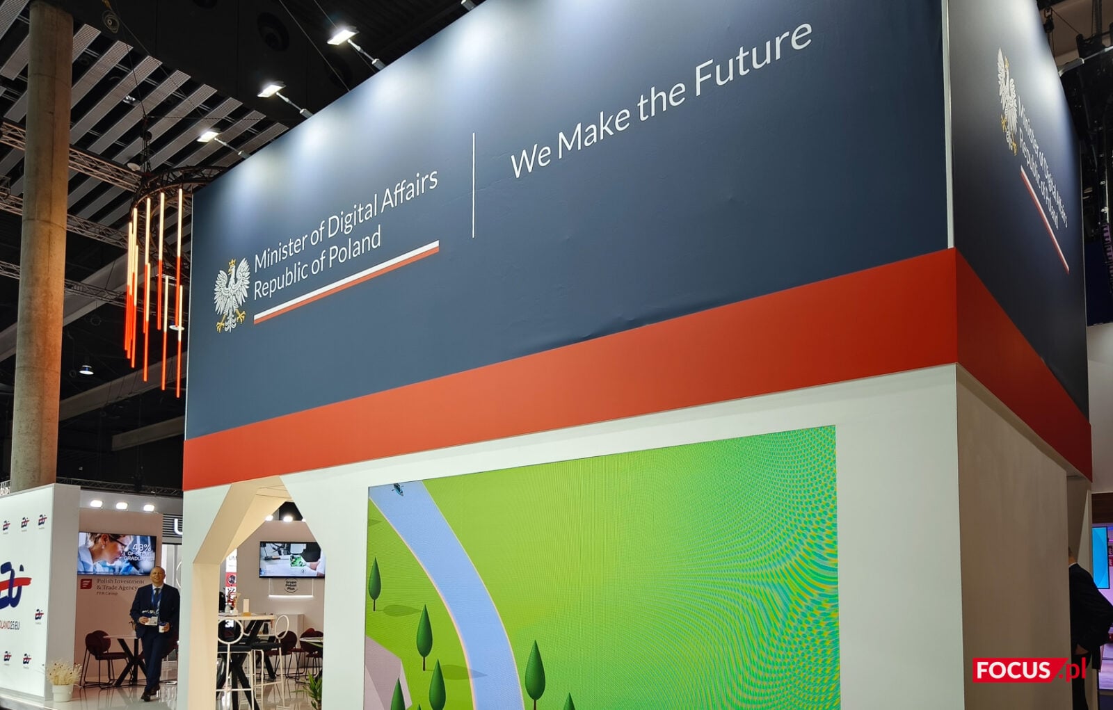 Polski pawilon na targach MWC 2025