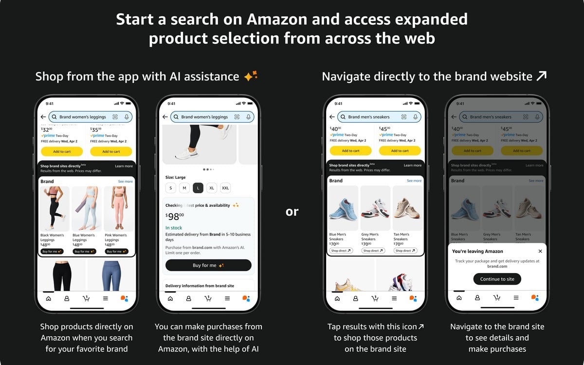 Amazon zapowiada agenta robiącego zakupy w zewnętrznych sklepach
