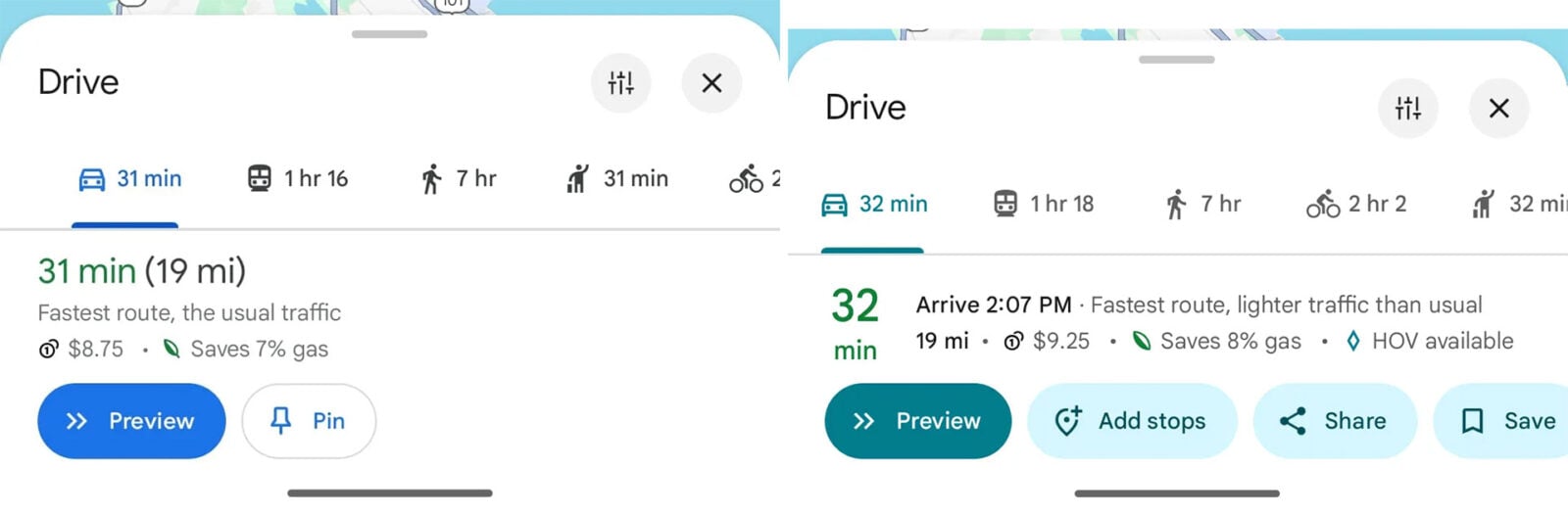 mapy google maps zmiana interfejsu