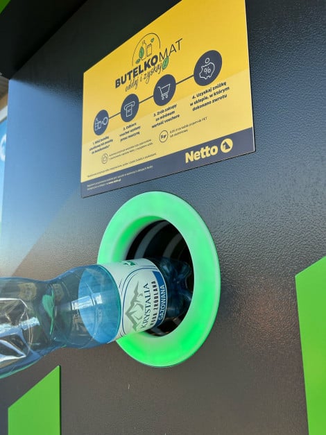 butelkomat kaucjomat netto