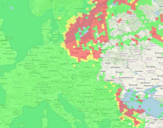 zakłócenia gps gpsjam.org