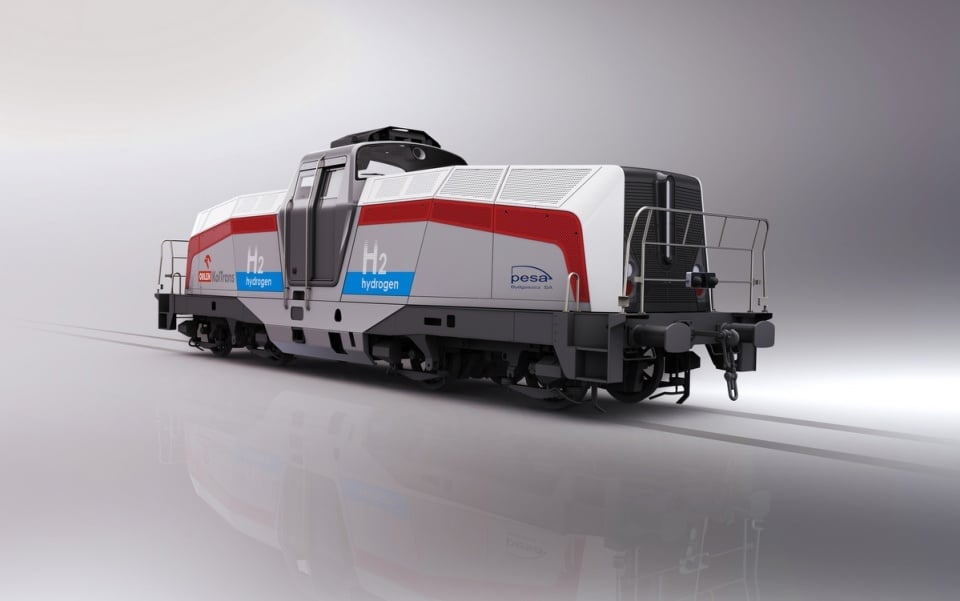 lokomotywa wodorowa pesa SM42-6Dn