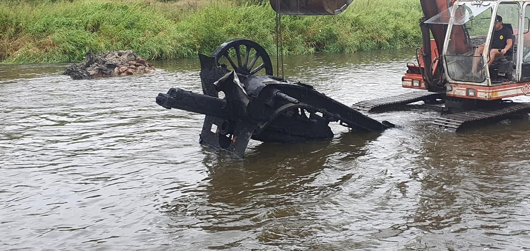 Cenne znalezisko na dnie polskiej rzeki. To potężna broń sprzed stu lat
