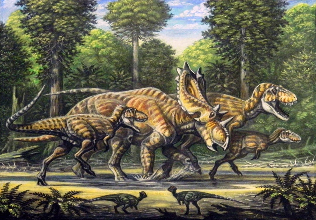 Ten dinozaur wyglądał, jakby wrócił od fryzjera. Chodzi o uderzający detal na głowie