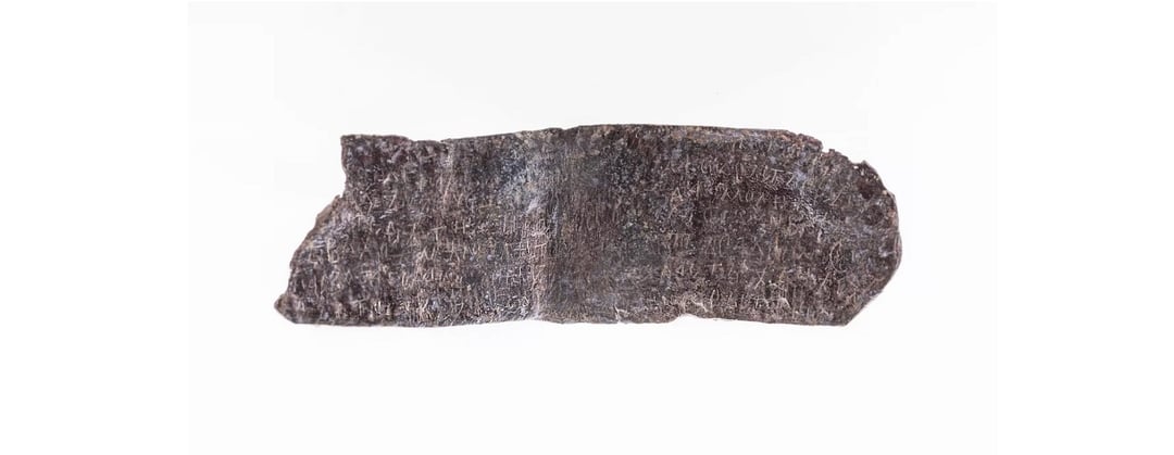 Miał zwalczać złe moce. Ten napierśnik może zawierać rekordowo stary zapis