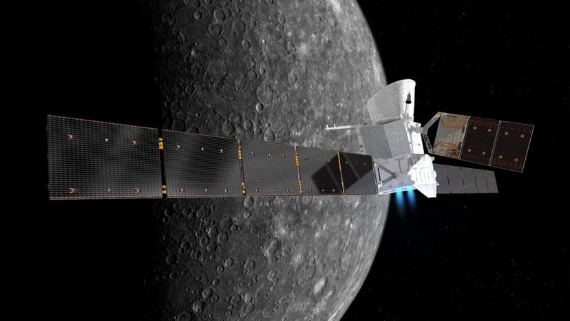 Sonda BepiColombo przeleciała dzisiaj obok Merkurego. Mamy zdjęcia pierwszej planety od Słońca