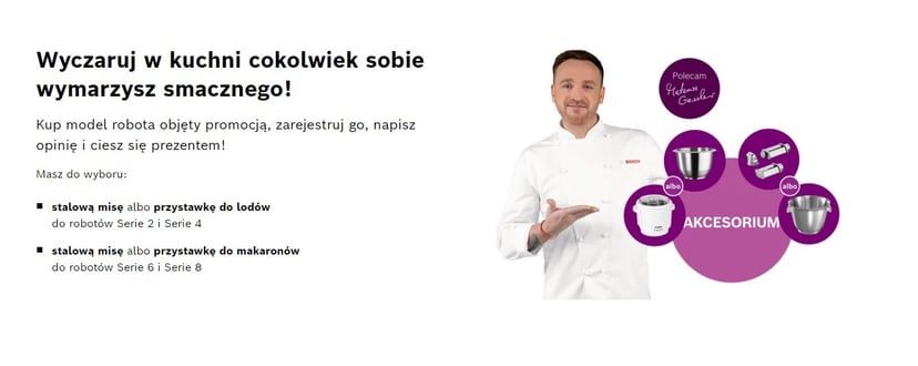 Bosch rozdaje wielkanocne prezenty. Wystarczy kupić robot kuchenny