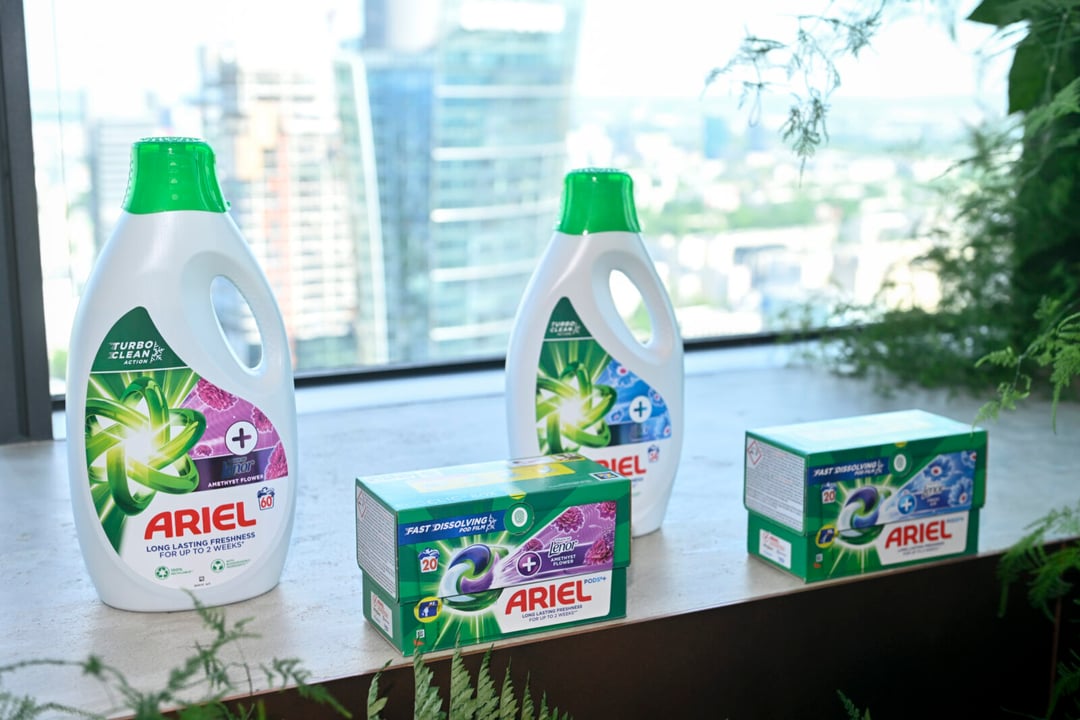 Czysto i pachnąco: Ariel + Touch of Lenor to połączenie dwóch światów