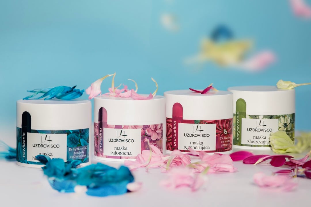 Maski do twarzy UZDROVISCO w rytmie skin cycling