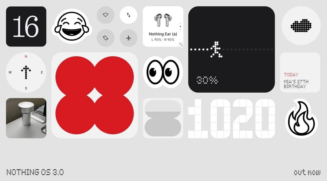 Kolejne smartfony Nothing dostają aktualizację. Co wprowadza Nothing OS 3.0?