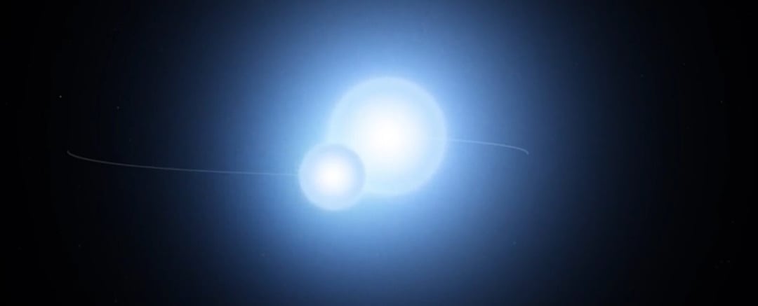 Fascynujące odkrycie w kosmosie. Pulsar tańczy w atmosferze innej gwiazdy