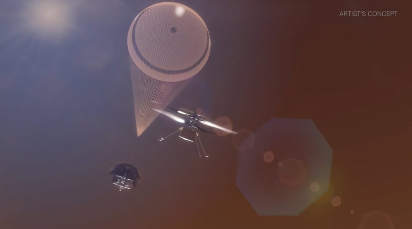 Marsjańskie śmigłowce w akcji. Jak sześć dronów może zmienić eksplorację Czerwonej Planety