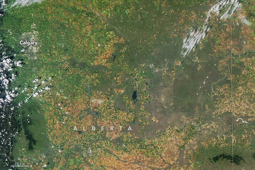 Wiatr obrócił ciężarówkę w przeciwnym kierunku. Kanadyjska burza przeszła do historii