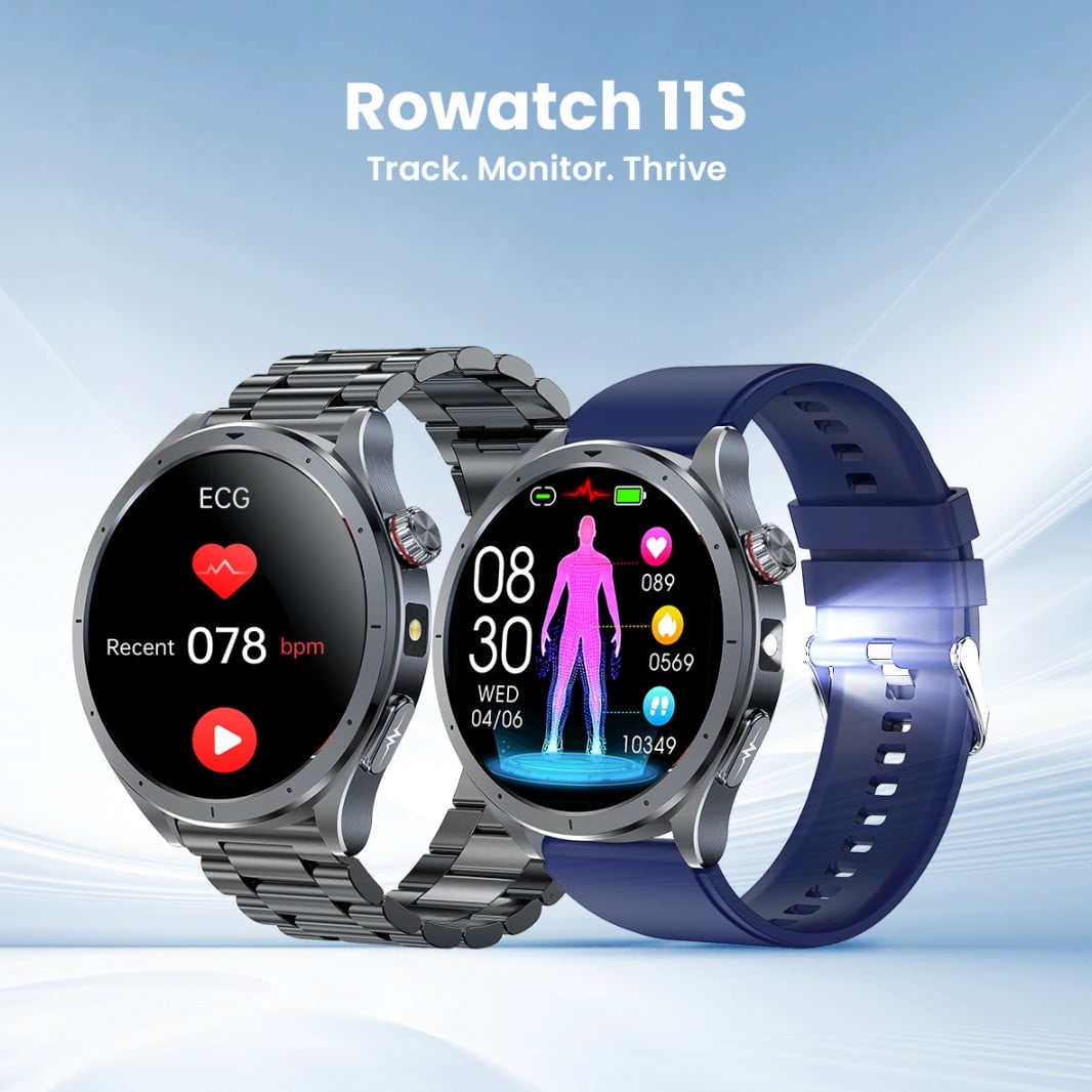 Nowy gracz na rynku smartwatchy. Rogbid Rowatch 11S z AI i EKG w atrakcyjnej cenie
