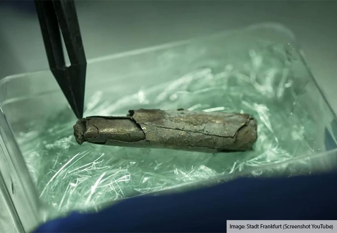 Łacińska inskrypcja zachowana w srebrze zaskoczyła ekspertów. Chrześcijaństwo dotarło za Alpy wcześniej niż sądzono