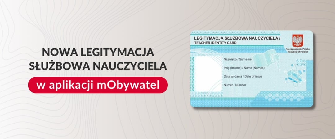 Koniec z noszeniem plastiku. Nauczyciele dostaną cyfrową legitymację w mObywatelu