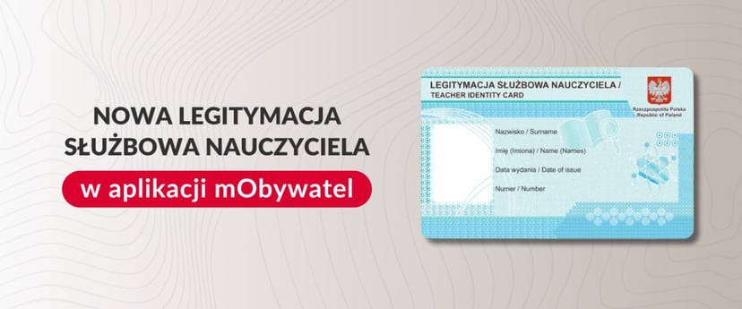 Koniec z noszeniem plastiku. Nauczyciele dostaną cyfrową legitymację w mObywatelu