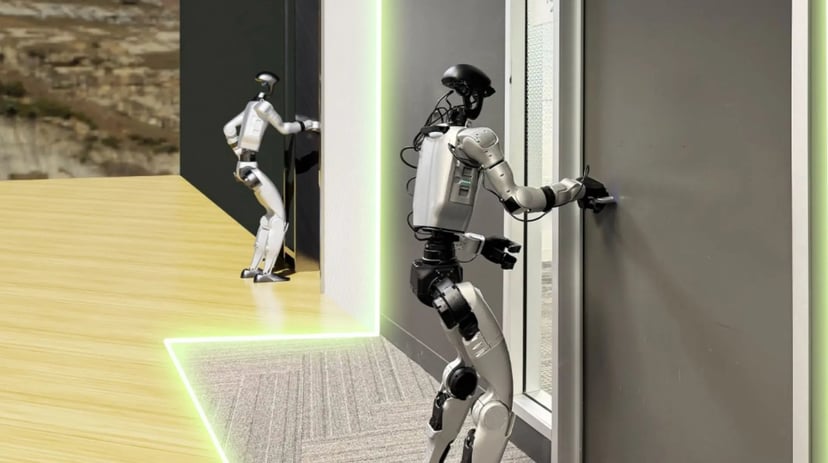 Robot DoorMan otwiera drzwi szybciej niż człowiek. NVIDIA chwali się osiągnięciami w robotyce humanoidalnej