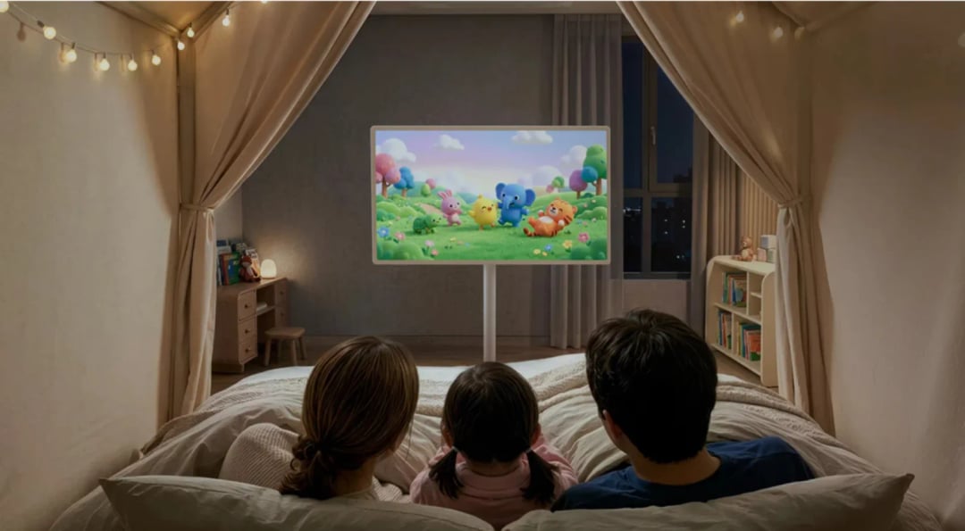 Nie każdy chce urządzać mieszkanie wokół telewizora. Ten ekran pozwala wreszcie tego nie robić