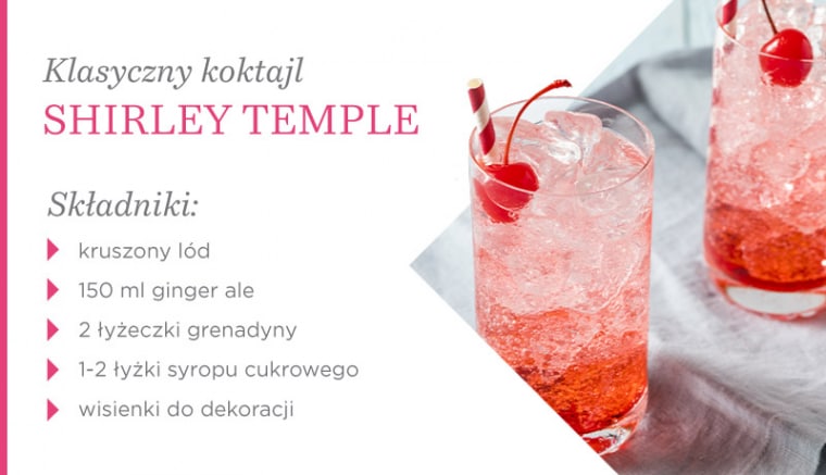 Koktajl Shirley Temple - przepis