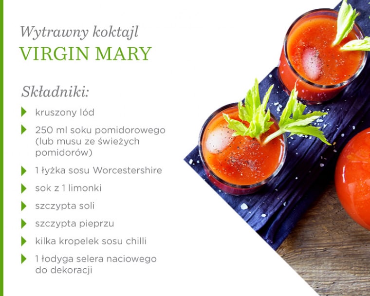 Jak zrobić Virgin Mary - przepis