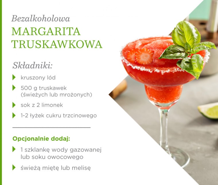 Przepis na margeritę truskawkową