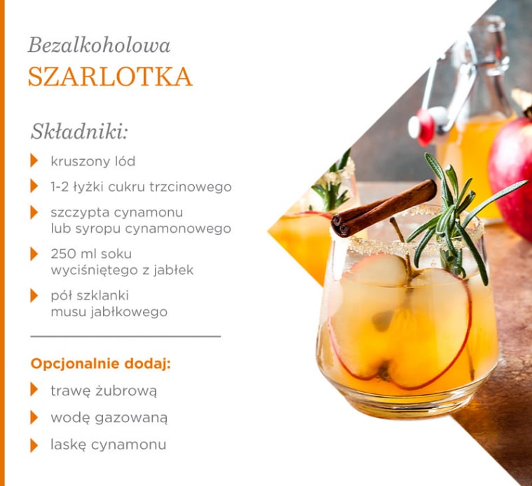 Szarlotka - drink bezalkoholowy