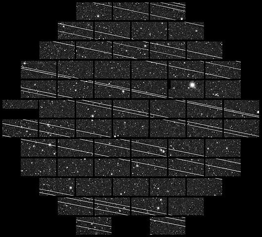 Starlink w teleskopie