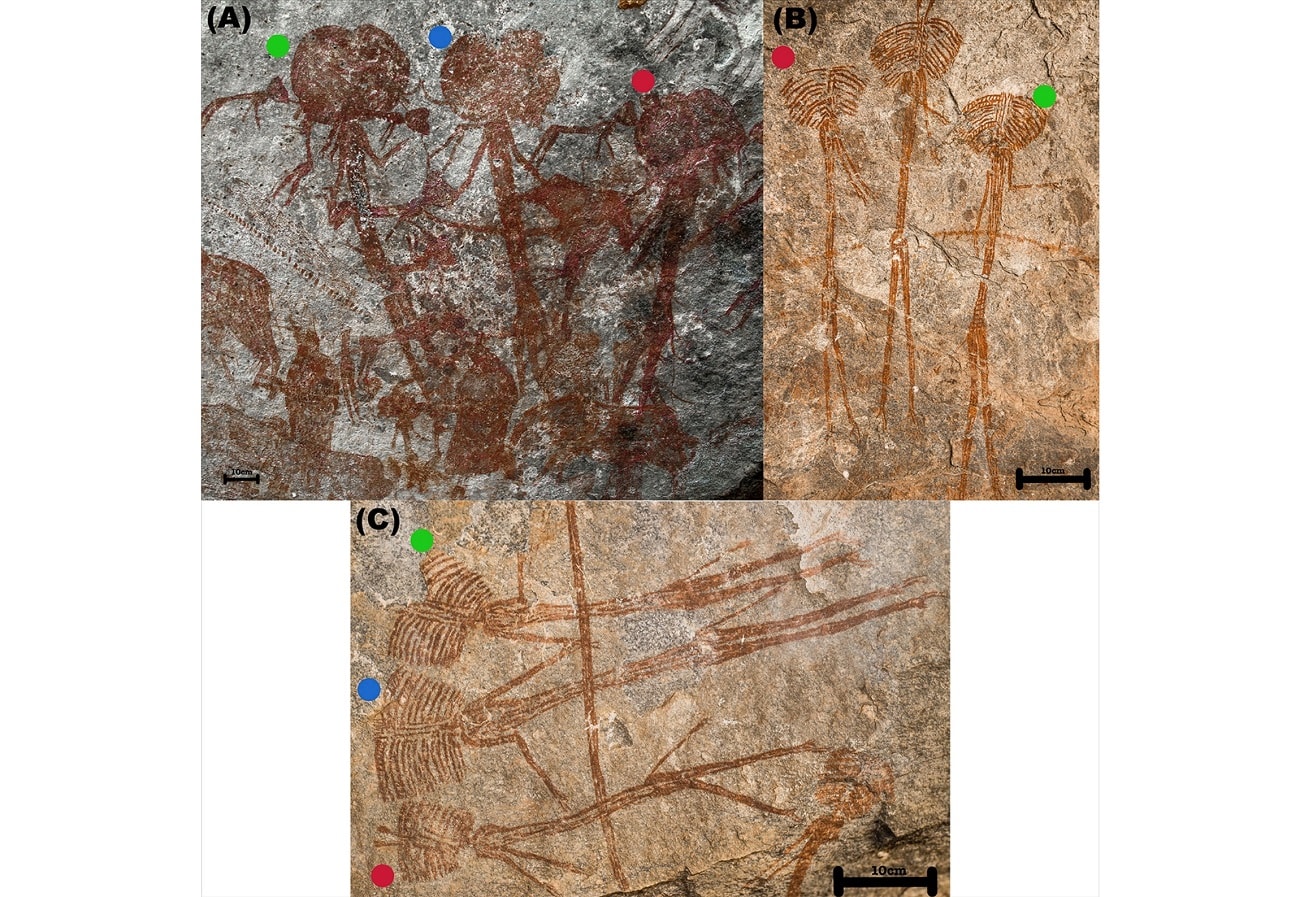W afrykańskiej kolebie skalnej znaleziono niezwykłe rysunki. Przedstawiają tajemnicze postacie