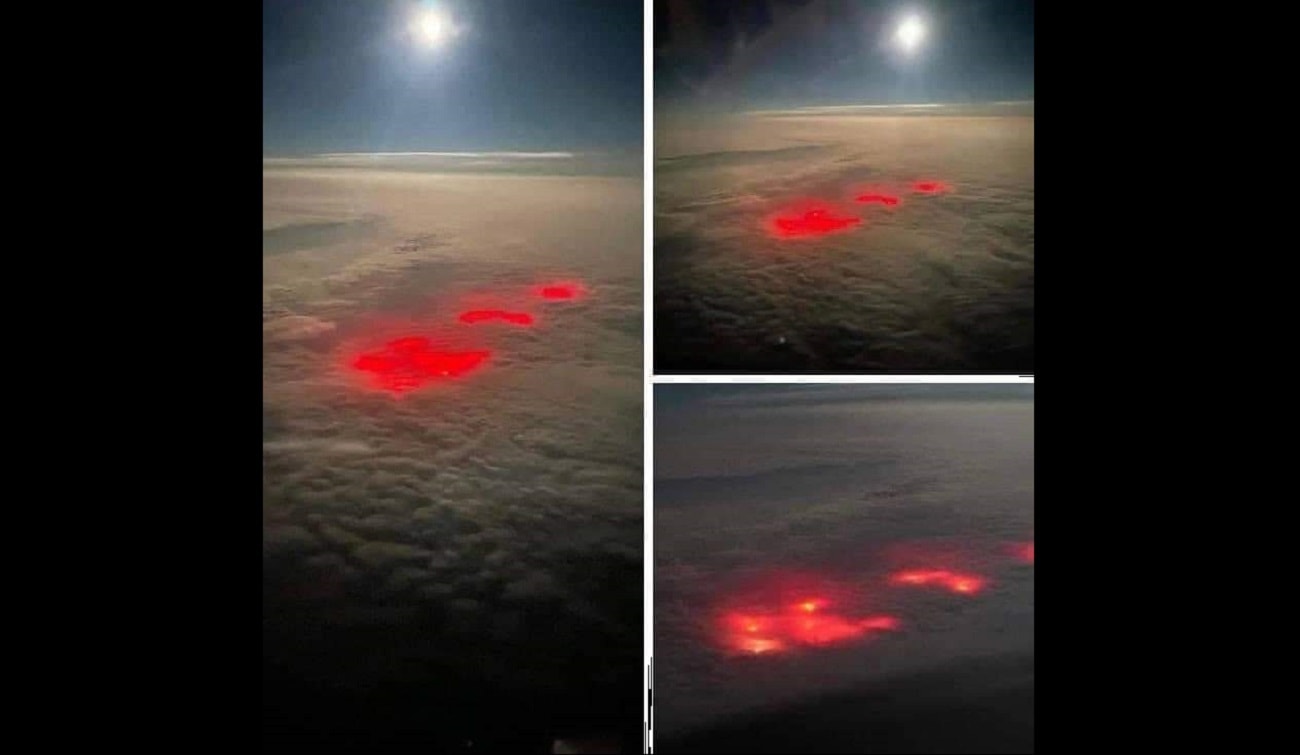 Nad Oceanem Atlantyckim pojawiła się tajemnicza poświata. Uwiecznił ją jeden z pilotów