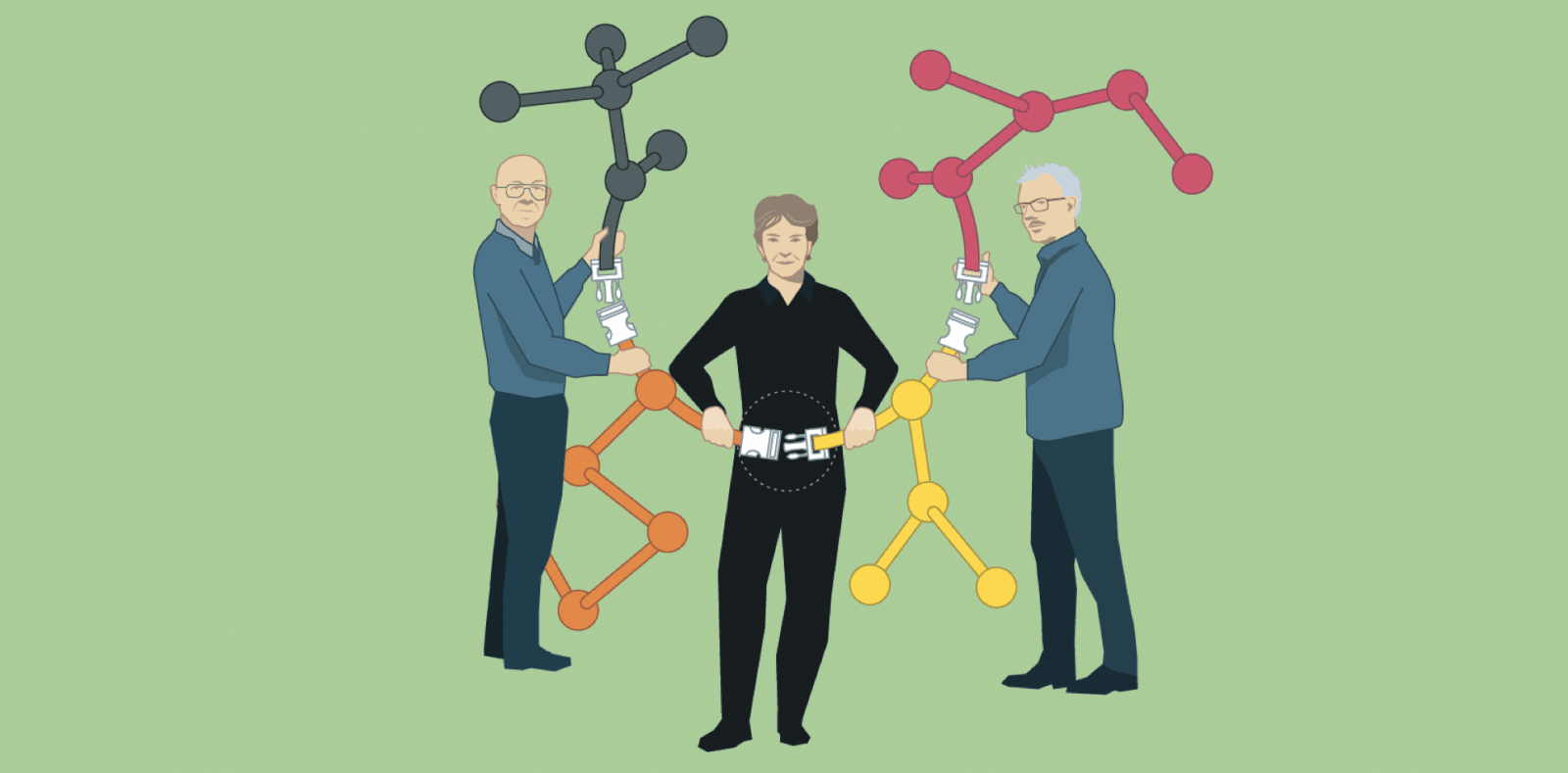 Chemia klik z nagrodą Nobla w dziedzinie chemii 2022 /Fot. Nobel Prize
