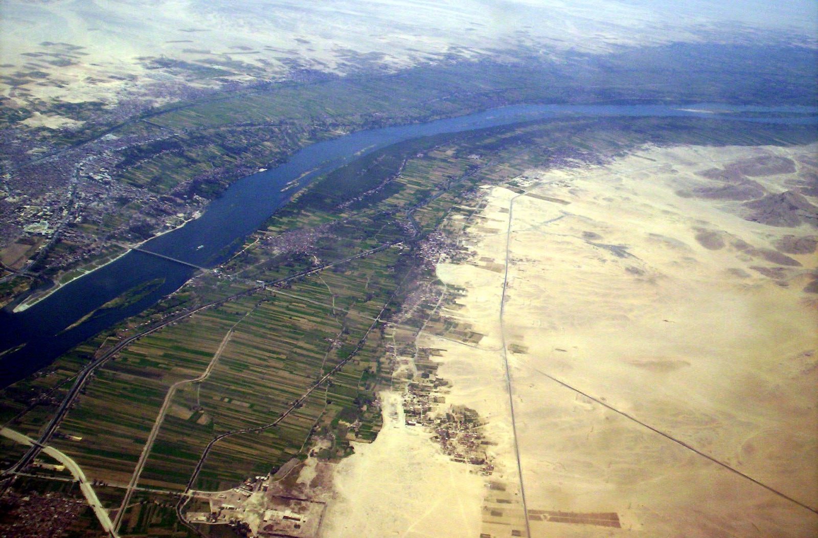 Koryto Nilu / źródło: Wikimedia Commons, domena publiczna
