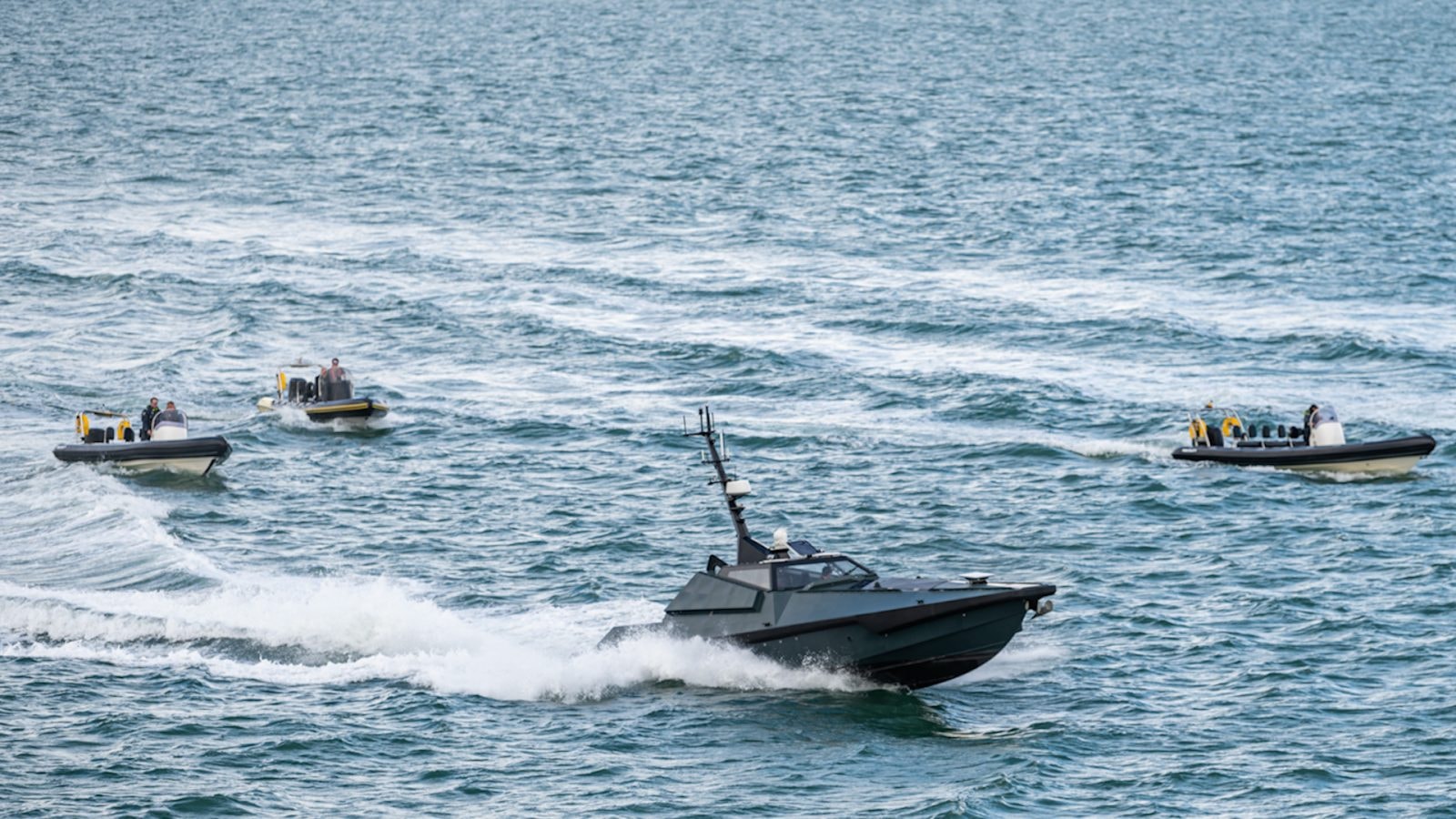 Ćwiczenia na plaży w Hampshire /Fot. Royal Navy
