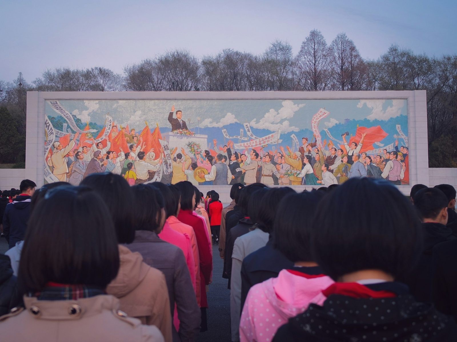 Mural w Pjongjangu /Fot. Unsplash
