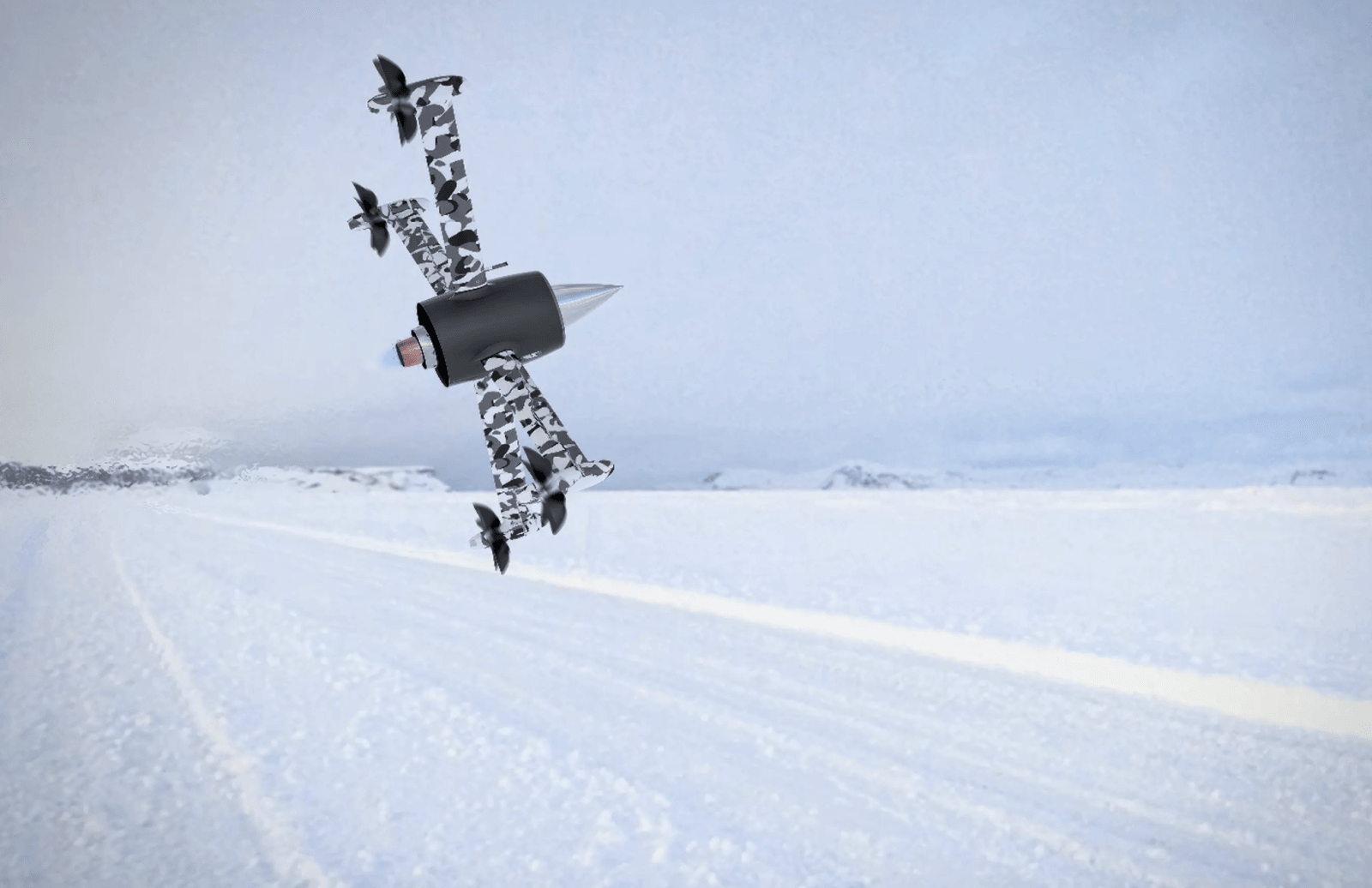 Dron Huntress Turbojet /Fot. WaveAerospace
