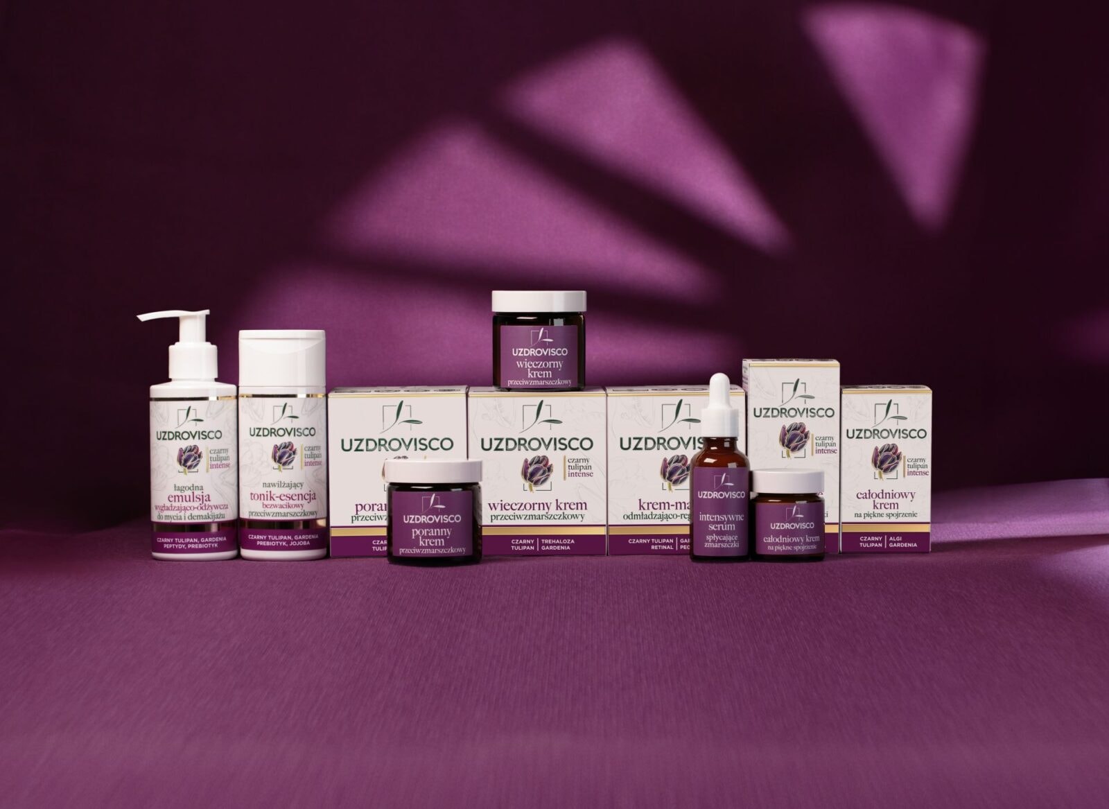 Poznaj tajemnicę innowacyjnej pielęgnacji cery dojrzałej z linią Czarny Tulipan Intense od UZDROVISCO