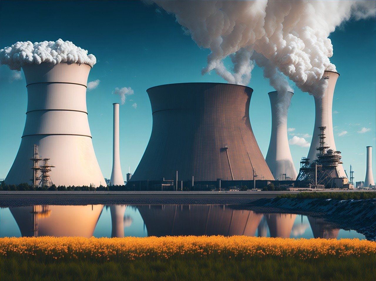 Zdjęcie poglądowe elektrowni / Wygenerowane przez sztuczną inteligencję
