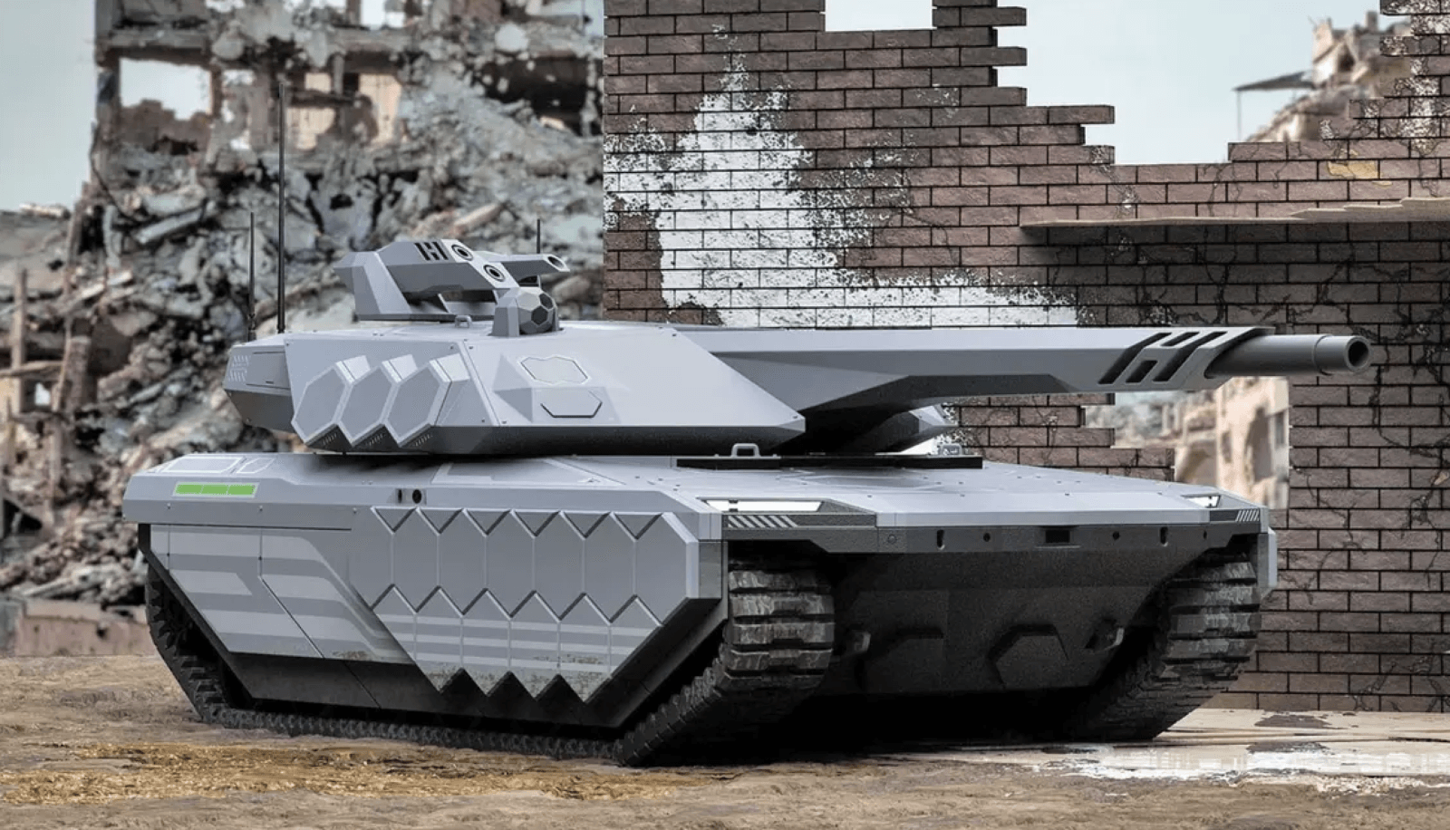 Czołg Hyundai K3 – wizualizacja /Fot. Hyundai Rotem
