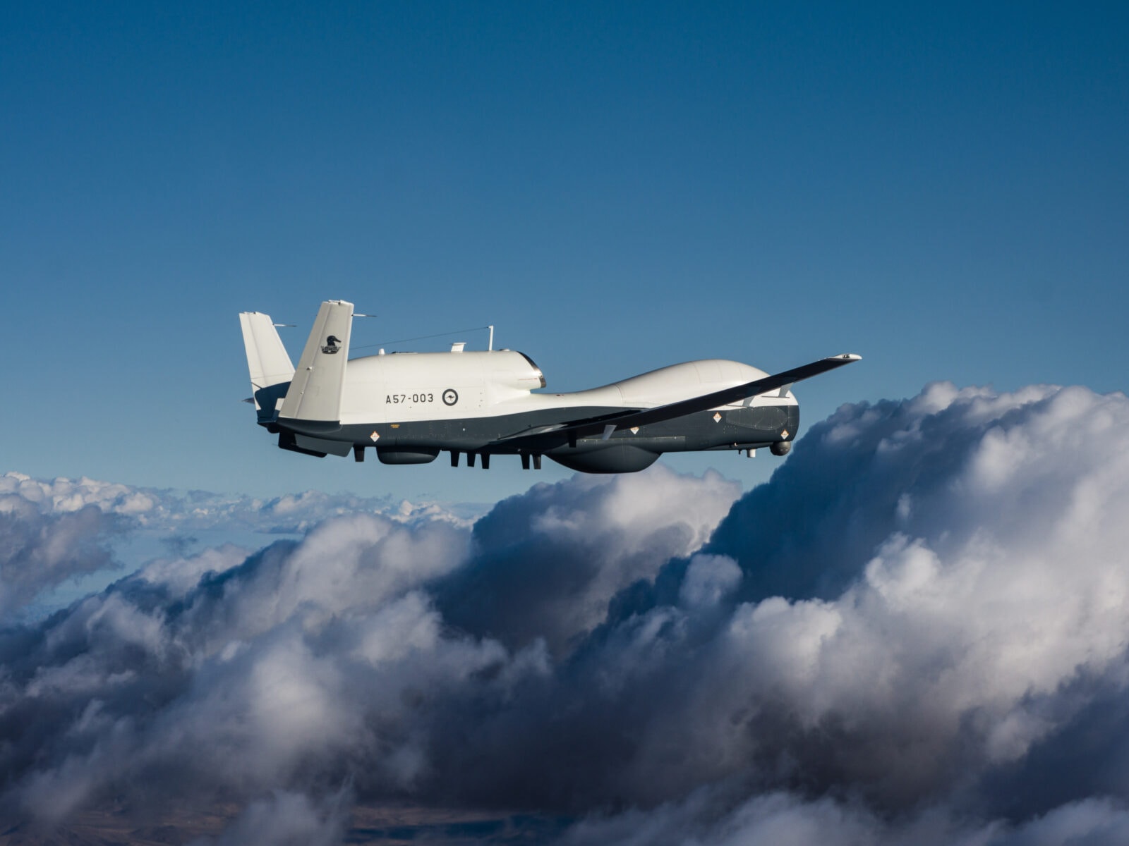 mq-4c Triton w locie