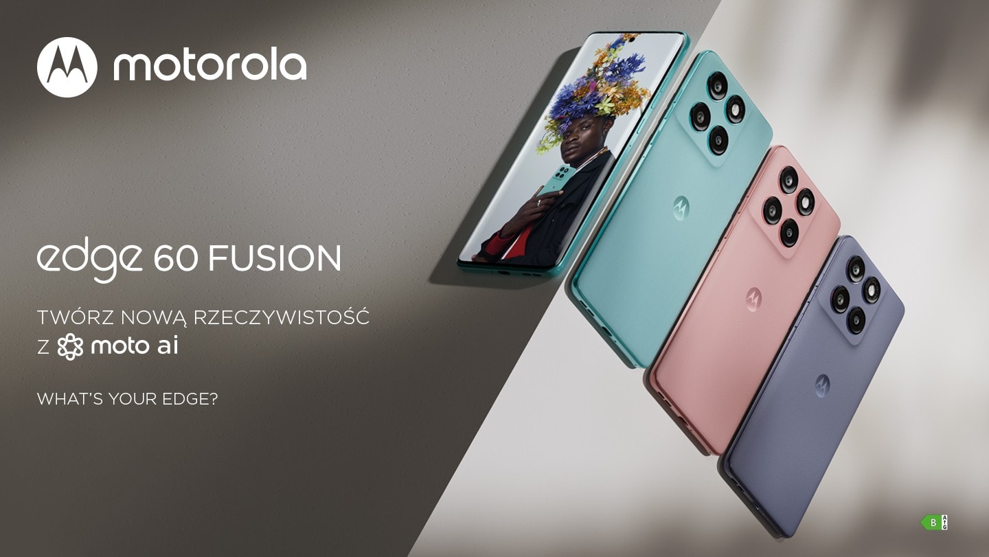 Motorola edge 60 fusion debiutuje w Polsce. Producent stawia na AI i wytrzymałość