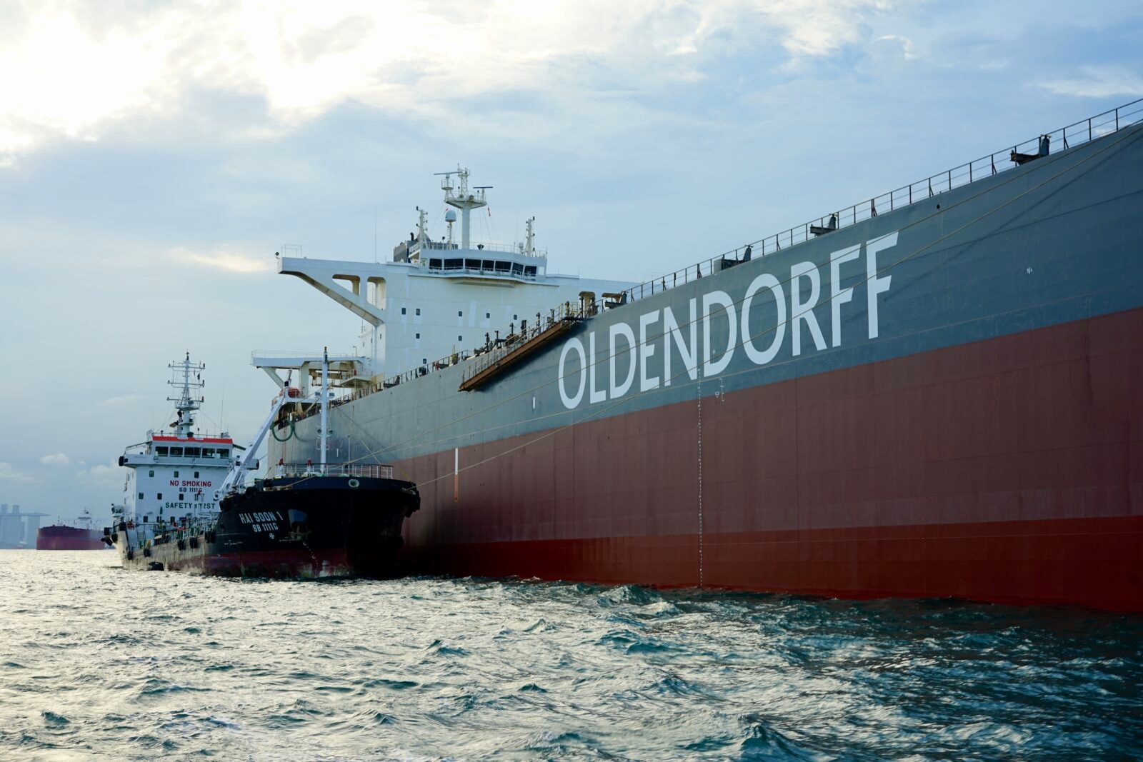 Luise Oldendorff to pierwszy statek na paliwo z oleju spożywczego na świecie /Fot. Petrobras

