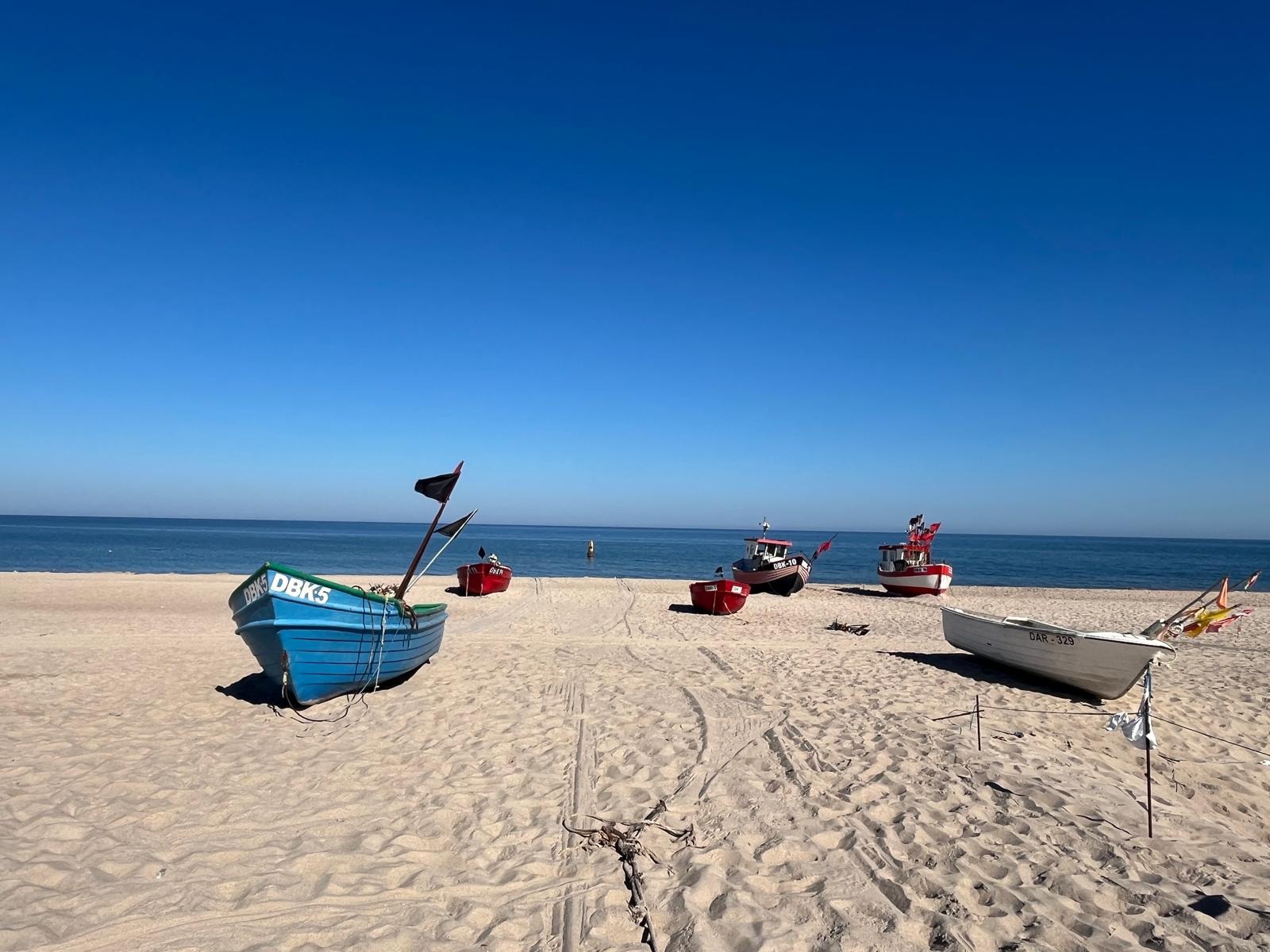 Dąbki, kutry rybackie, Fot. Agnieszka Michalik
