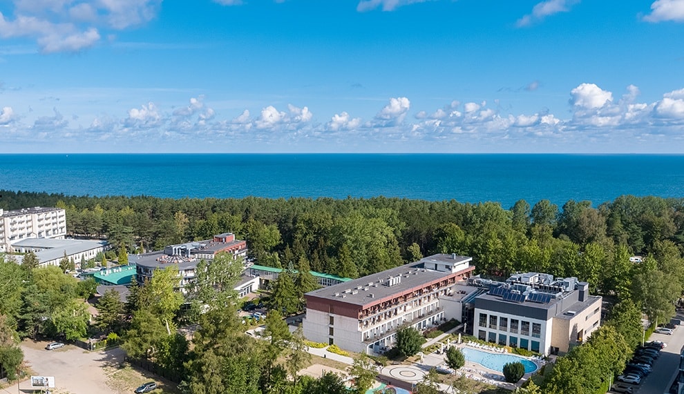 Primavera Hotele Jastrzębia Góra – ujęcie z drona
