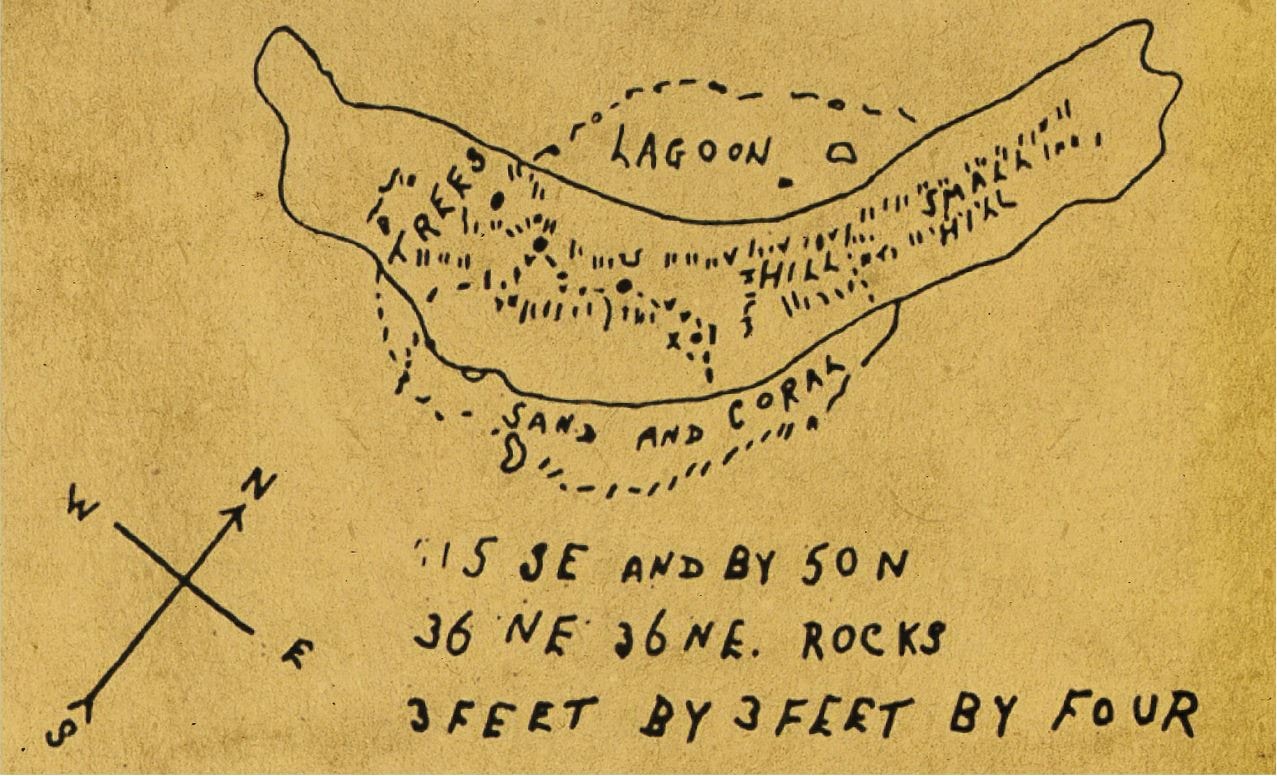 Tajemnica pirackich map prowadzących do skarbów
