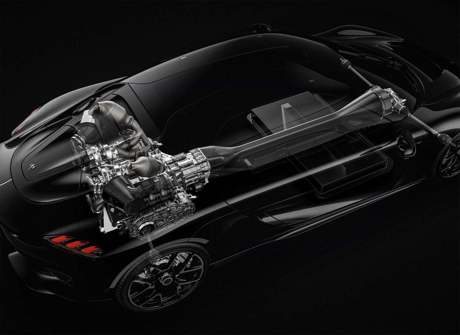 Koenigsegg Light Speed Tourbillon Transmission w modelu Gemera