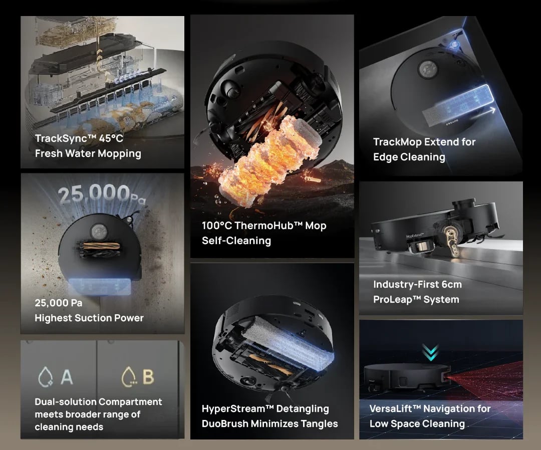 dreame aqua 10 pro track