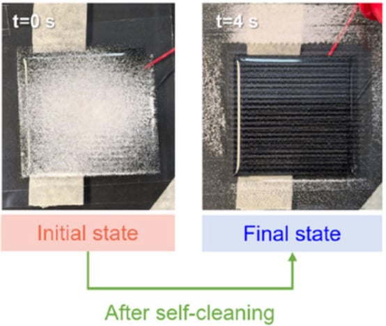 czyste szyby na panelu solarnym